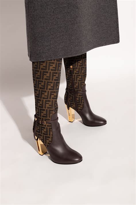 fendi jeans monogram|fendi monogram boots.